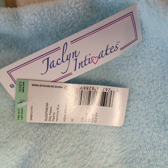 New Jaclyn Intimates Size 2X Piece Plush Blue Fleece Pajama Set Super Soft! - Picture 5 of 11